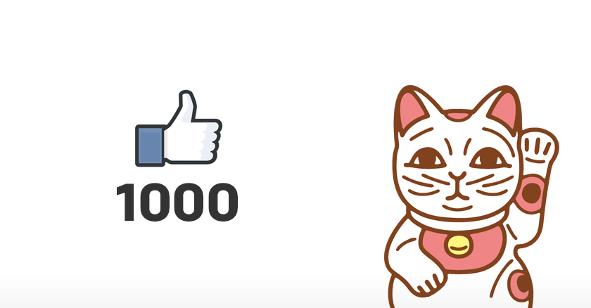 1000 Facebook Likes – Arigato Gozaimasu!