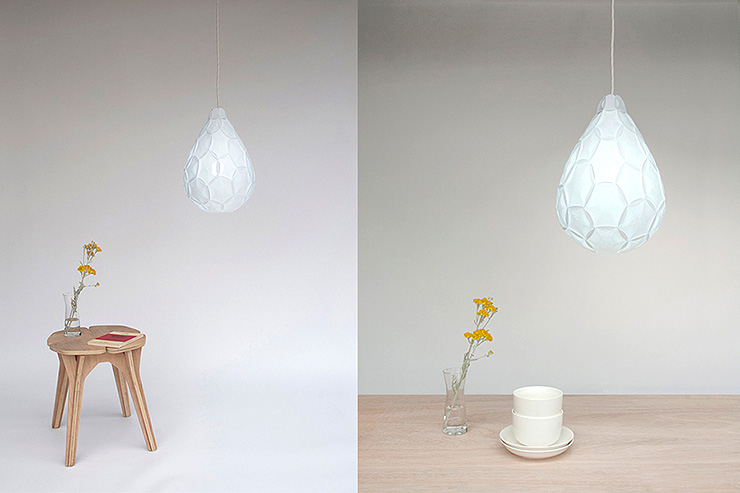 Studio 24d - Airy designer lamps made from Japanese reice paper