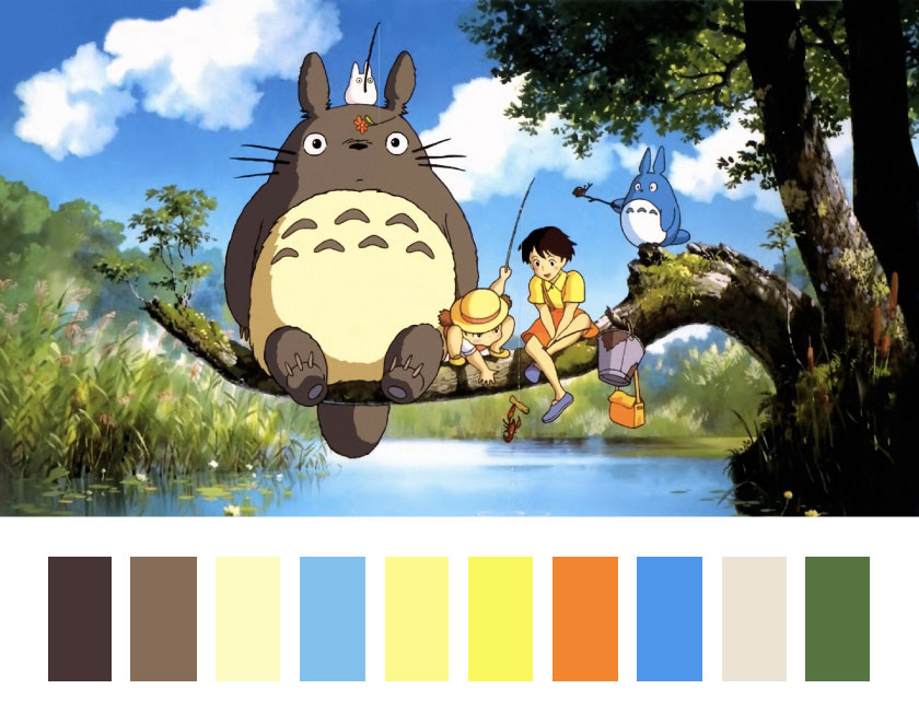 Studio Ghibli-Miyazaki-Hyo Taek Kim-poster design-MIyazaki posters-Japanese poster design-Ghibli color palette