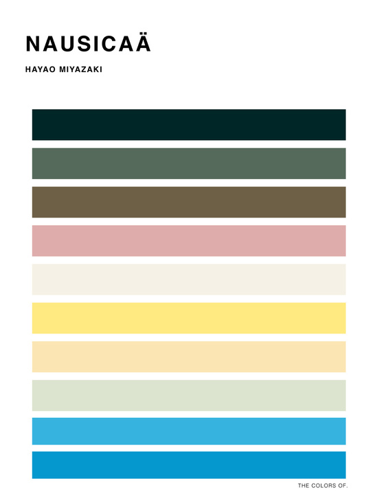 Studio Ghibli-Miyazaki-Hyo Taek Kim-poster design-MIyazaki posters-Japanese poster design-Ghibli color palette