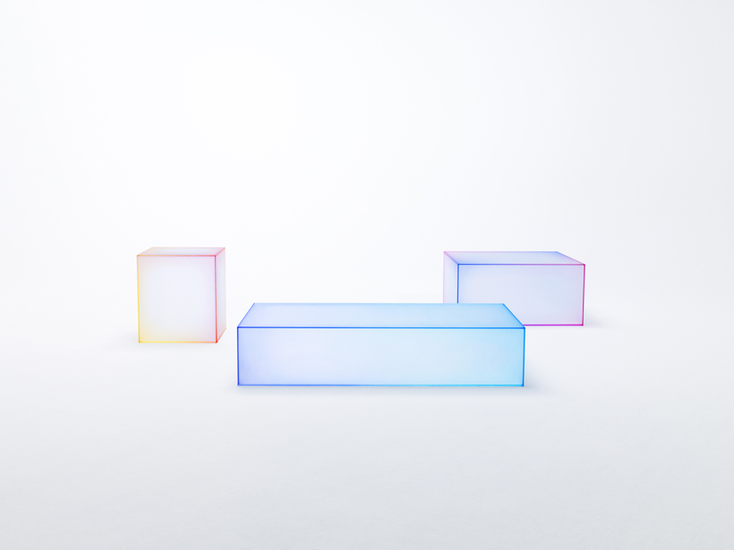 nendo soft glass tables glas italia milano design week 2015
