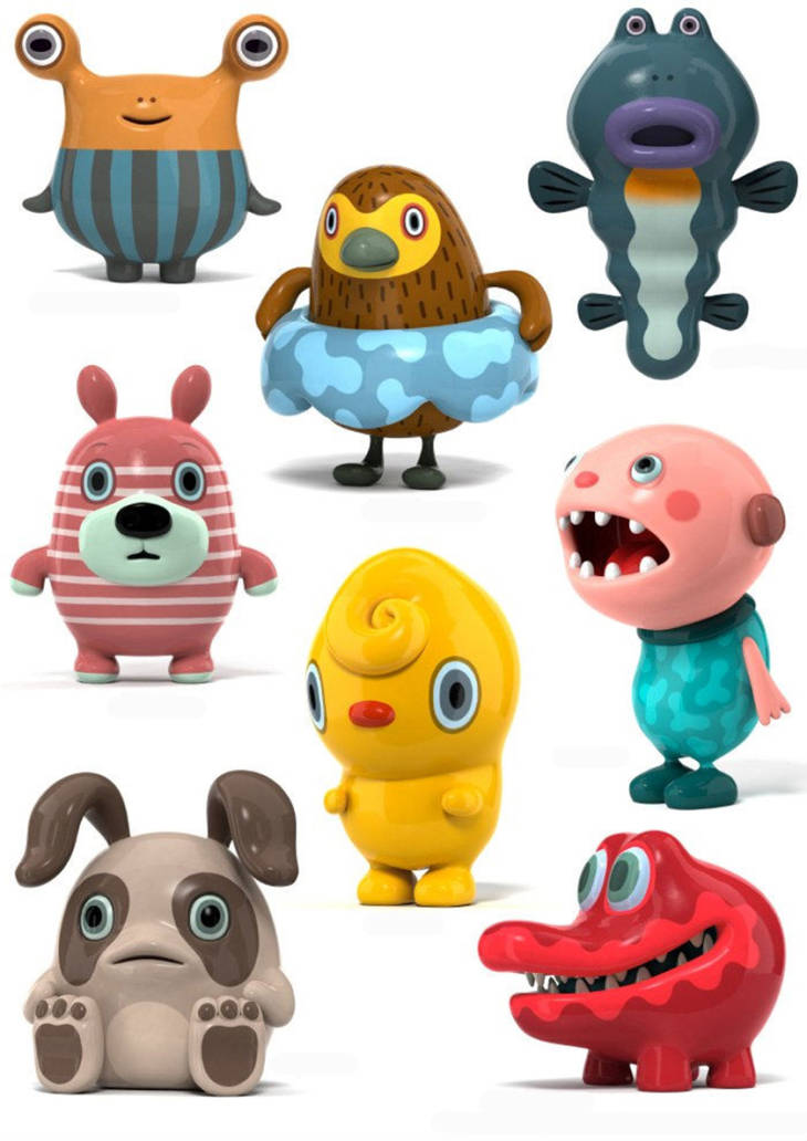 Hiroshi Yoshii japan toys sculptures characters